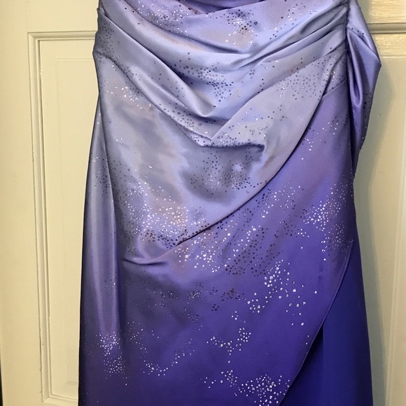 Beautiful Purple Strapless Prom Dress - Picture 2 of 5